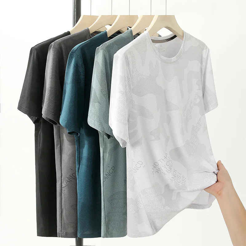 New Arrival Fashion Super Large Ice Silk Cool Summer Thin Camo Short Sleeve T-shirt Men Plus Size L XL2XL 3XL 4XL5XL 6XL 7XL 8XL
New Arrival Fashion Super Large Ice Silk Cool Summer Thin Camo Short Sleeve T-shirt Men Plus Size L XL2XL 3XL 4XL5XL 6XL 7XL 8XL