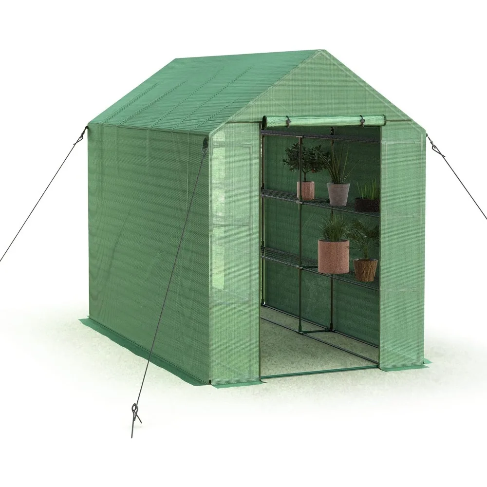 Indoor Outdoor Portable Zipper Greenhouse Tall With Roll Up Doors & Cover Green House Kits to Build for Outside Winter Garden
Indoor Outdoor Portable Zipper Greenhouse Tall With Roll Up Doors & Cover Green House Kits to Build for Outside Winter Garden