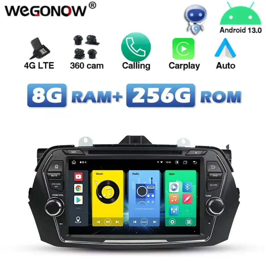 720P 4G SIM Carplay Авто Android 8. 0 8G + 13,0G автомобильный DVD-плеер DSP GPS карта RDS радио Wifi Bluetooth для SUZUKI CIAZ 2015 256 2016
720P 4G SIM Carplay Авто Android 8. 0 8G + 13,0G автомобильный DVD-плеер DSP GPS карта RDS радио Wifi Bluetooth для SUZUKI CIAZ 2015 256 2016