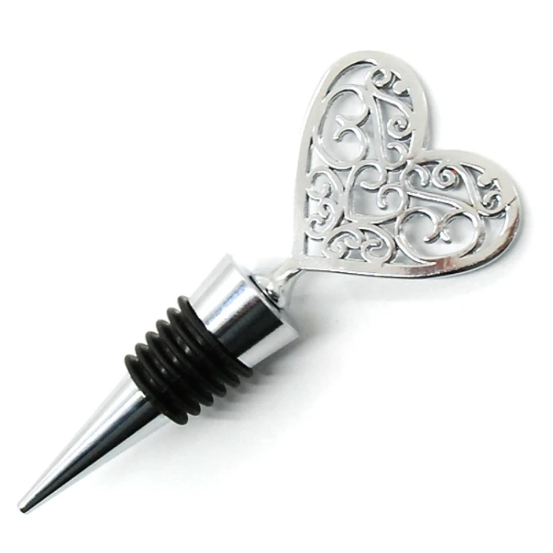 Heart-shaped Love Alloy Wine Stopper Bottle Fresh-keeping Stopper Wedding Favors for Guests Bar Accessories Home Bars Decoration
Heart-shaped Love Alloy Wine Stopper Bottle Fresh-keeping Stopper Wedding Favors for Guests Bar Accessories Home Bars Decoration