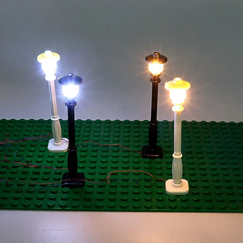 Compatible with small particle building block accessories LED lighting city street MOC assembling building block toys
Compatible with small particle building block accessories LED lighting city street MOC assembling building block toys