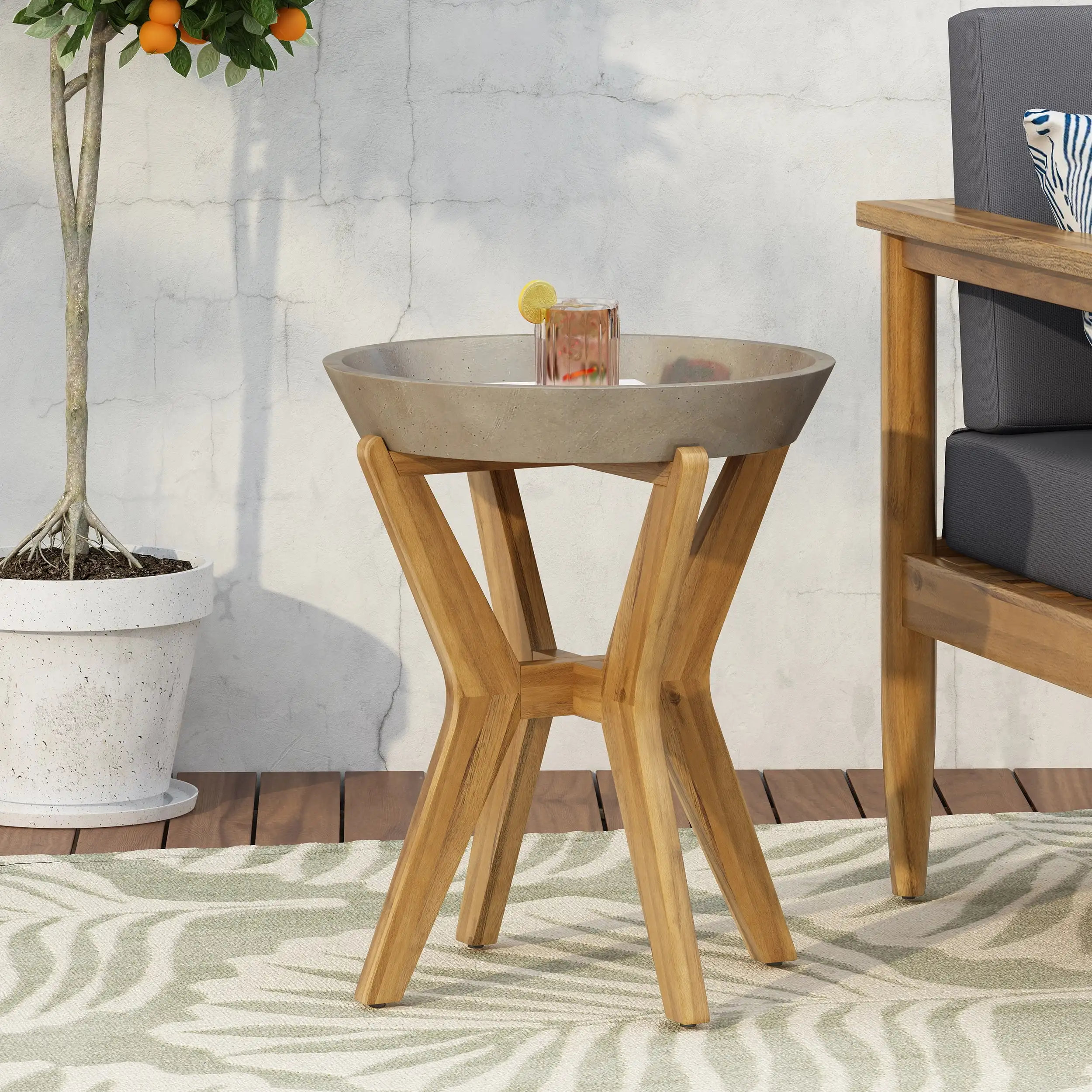 Noble House McCravy High Load-bearing Strong Stable and Durable Outdoor Acacia Wood Side Table Teak Light Grey
Noble House McCravy High Load-bearing Strong Stable and Durable Outdoor Acacia Wood Side Table Teak Light Grey