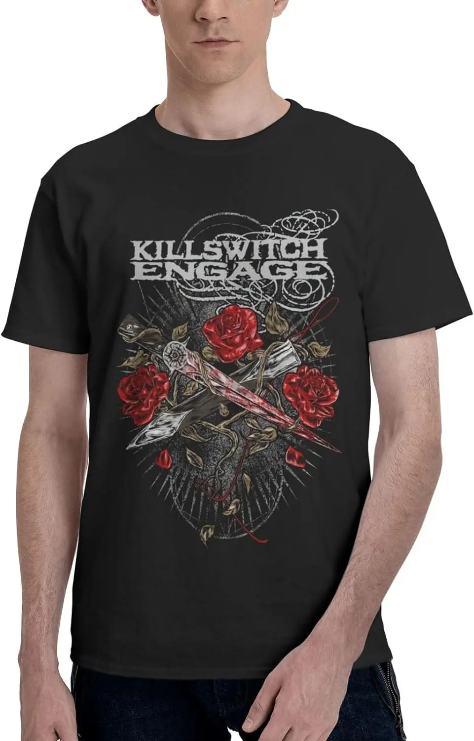 Mens Short Sleeve Crew Neck Tshirts for Engage Kills witchBlouses Sports T Shirt-
Mens Short Sleeve Crew Neck Tshirts for Engage Kills witchBlouses Sports T Shirt-