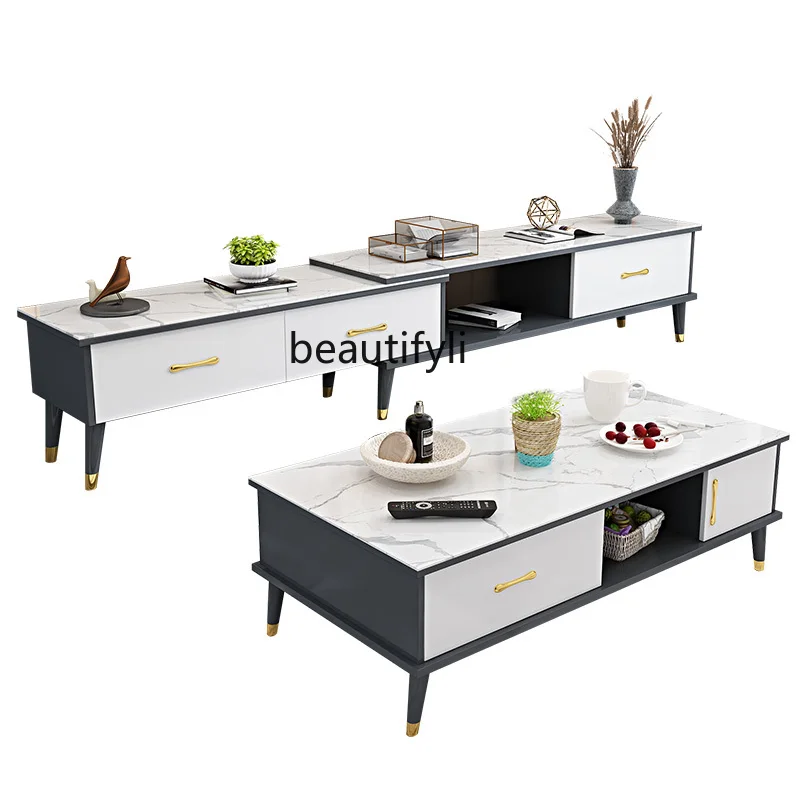 Nordic Coffee Table TV Floor Cabinet Modern Minimalist Living Room Bedroom Light Luxury TV Stand Combination
Nordic Coffee Table TV Floor Cabinet Modern Minimalist Living Room Bedroom Light Luxury TV Stand Combination