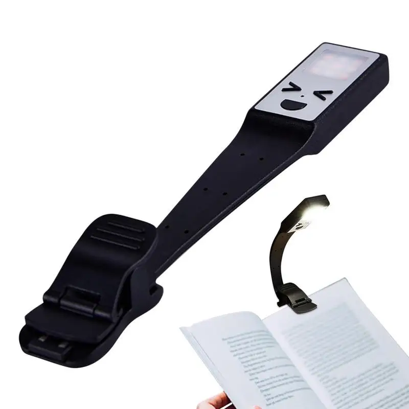 

Book Light Clip On 9 LEDs USB Rechargeable Reading Lamp-3 Brightness 360 Degree Rotation Eye Caring Book Light For Bed Camping