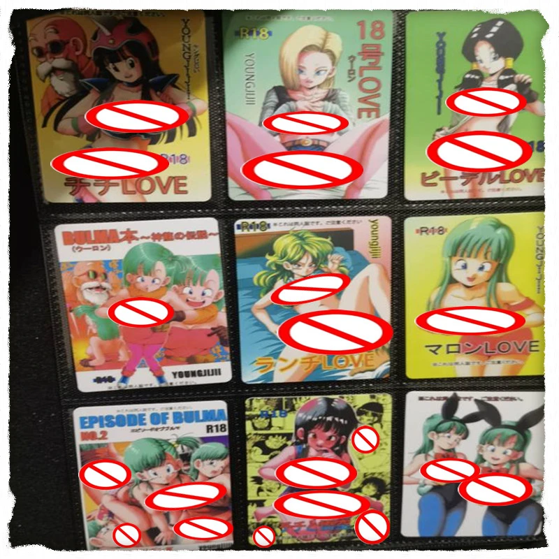 new 9Pcs/set Anime Dragon Ball Bulma Android No. 18 Kiki Diy Bunny Girl Sexy Nude Card ACG Hobby Toy Gift Comic Collection Card
new 9Pcs/set Anime Dragon Ball Bulma Android No. 18 Kiki Diy Bunny Girl Sexy Nude Card ACG Hobby Toy Gift Comic Collection Card