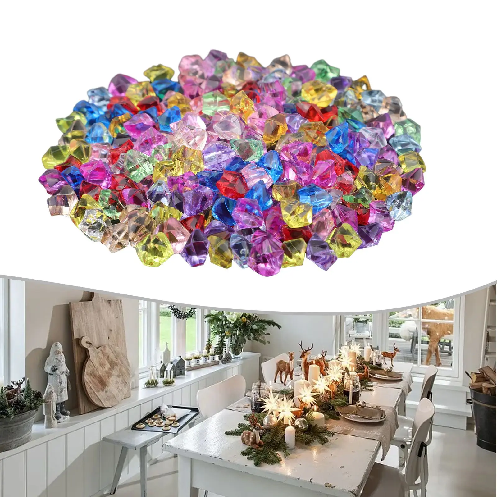 Crystal Acrylic Gem Stone Decoration Fish Tank Full Granules Ice Rocks Jewelry Mixed Color Ornaments Plants Vase
Crystal Acrylic Gem Stone Decoration Fish Tank Full Granules Ice Rocks Jewelry Mixed Color Ornaments Plants Vase