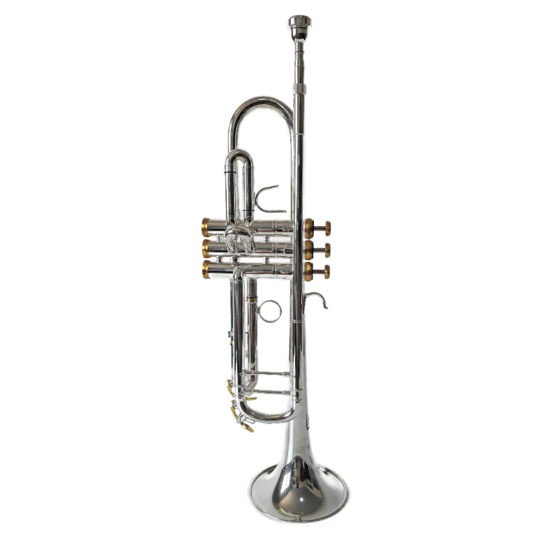 Made in Japan quality 8335 Bb Trumpet B Flat Brass Silver Plated Professional Trumpet Musical Instruments with Leather Case
Made in Japan quality 8335 Bb Trumpet B Flat Brass Silver Plated Professional Trumpet Musical Instruments with Leather Case