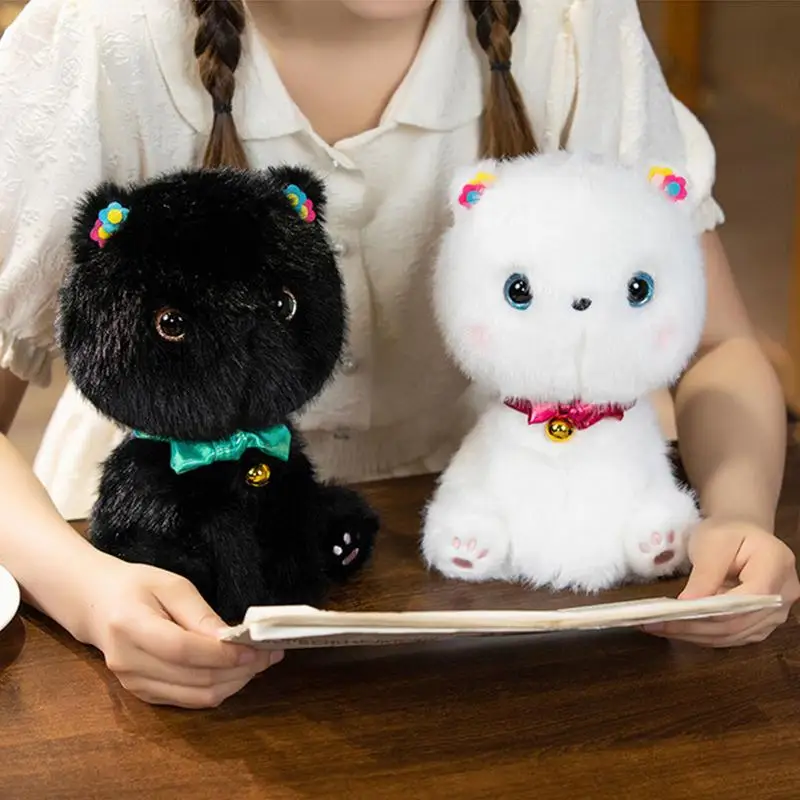 Игрушка плюшевая в виде кошки, детский котенок из мультфильма, милая кошка, игрушка для домашних животных, реалистичное украшение для дома, подарок на день рождения, Обнимание
Игрушка плюшевая в виде кошки, детский котенок из мультфильма, милая кошка, игрушка для домашних животных, реалистичное украшение для дома, подарок на день рождения, Обнимание