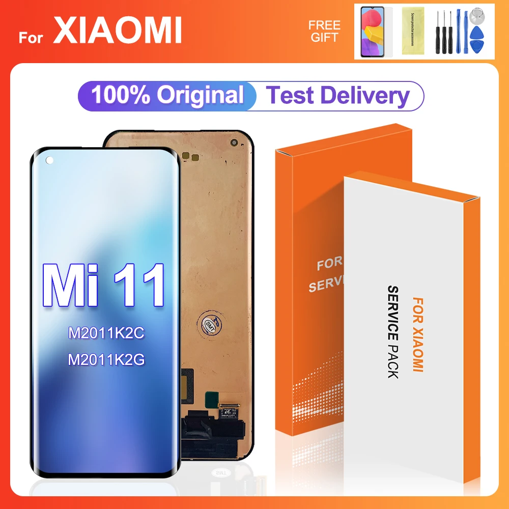 6.81” Original Screen For Xiaomi Mi 11 LCD Touch Display Screen Digitizer Assembly Replacement Parts MI 11 M2011K2C M2011K2G LCD
6.81” Original Screen For Xiaomi Mi 11 LCD Touch Display Screen Digitizer Assembly Replacement Parts MI 11 M2011K2C M2011K2G LCD
