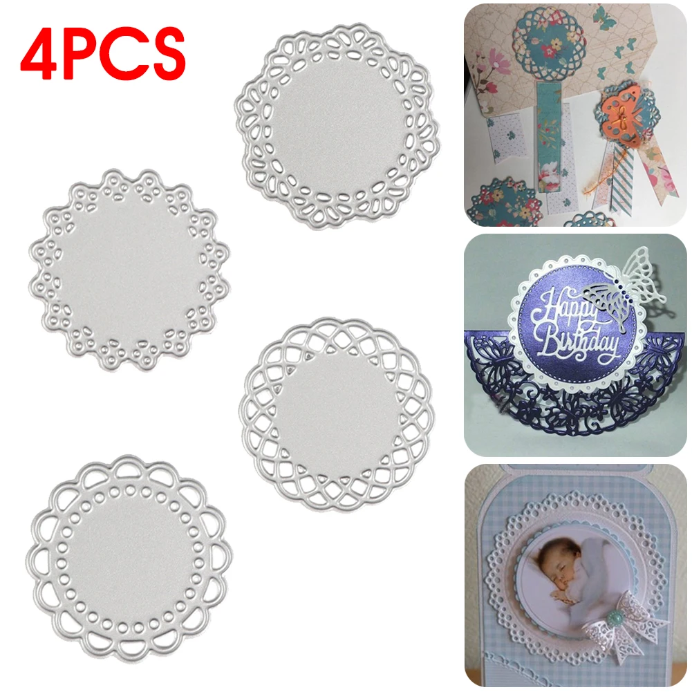 4Pcs DIY Scrapbooking Album Card Craft Template Cutting Die Stencils Lace Edge Carbon Steel Die Cut Frame Embossing Stencils
4Pcs DIY Scrapbooking Album Card Craft Template Cutting Die Stencils Lace Edge Carbon Steel Die Cut Frame Embossing Stencils