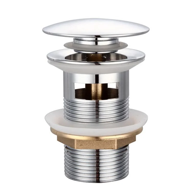 Zinc Alloy Basin Sink Drainer Corrosion Resistant Easy To Clean Pop Up Button Round Hole Bathroom Drainer Basin Launching Device
Zinc Alloy Basin Sink Drainer Corrosion Resistant Easy To Clean Pop Up Button Round Hole Bathroom Drainer Basin Launching Device