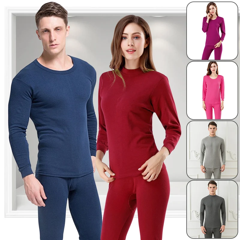 Thermal Underwear for Men Women- 2 Pack Sets Ultra Soft Long Johns - Warm Base Layers with Cotton for Cold Weather
Thermal Underwear for Men Women- 2 Pack Sets Ultra Soft Long Johns - Warm Base Layers with Cotton for Cold Weather