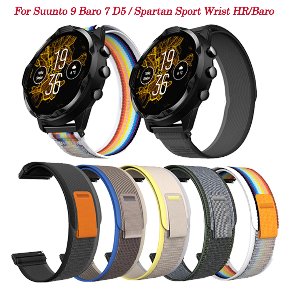 Ремешок нейлоновый 24 мм для Suunto 9 7 Baro/Suunto D5 Spartan, спортивный браслет для смарт-часов HR/Baro, ремешок для наручных часов
Ремешок нейлоновый 24 мм для Suunto 9 7 Baro/Suunto D5 Spartan, спортивный браслет для смарт-часов HR/Baro, ремешок для наручных часов