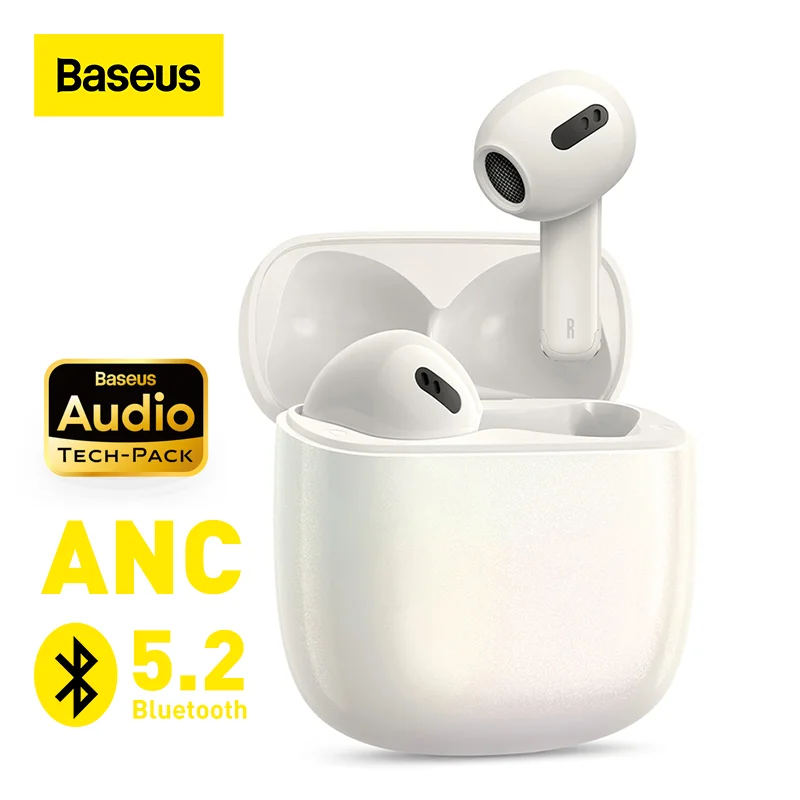 Baseus Storm3 ANC TWS Bluetooth Earphones Wireless 5.2 headphones ,Half In-ear Design, 6-Mic ENC, Adaptive Noise Cancellation
Baseus Storm3 ANC TWS Bluetooth Earphones Wireless 5.2 headphones ,Half In-ear Design, 6-Mic ENC, Adaptive Noise Cancellation