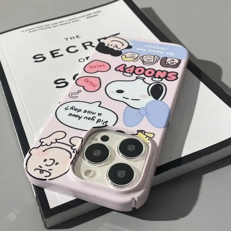 Kawaii Snoopy 15Pro Max14Promax 13 12 розовая искусственная симпатичная мультяшная полноразмерная защита от падения жесткий чехол подарок для девушки
Kawaii Snoopy 15Pro Max14Promax 13 12 розовая искусственная симпатичная мультяшная полноразмерная защита от падения жесткий чехол подарок для девушки