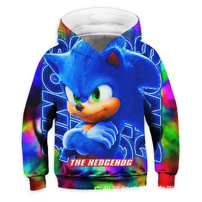 Children's New Anime Sonic The Hedgehog Children's Clothes Fashionable Casual Hooded Children's Wear Sweatshirt Cool Jacket
Children's New Anime Sonic The Hedgehog Children's Clothes Fashionable Casual Hooded Children's Wear Sweatshirt Cool Jacket
