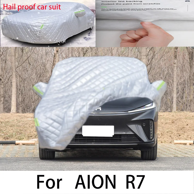 

For AION R7 Carprote ctive cover,sun protection,rain protection, UV protection,dust prevention auto Anti hail car clothes
