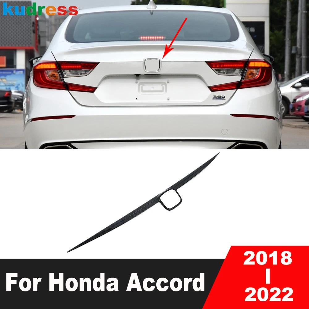 Накладка на крышку багажника для Honda Accord 10th 2018 2019 2020 2021 2022, молдинговая лента из углеродного волокна для задних ворот, автомобильные аксессуары
Накладка на крышку багажника для Honda Accord 10th 2018 2019 2020 2021 2022, молдинговая лента из углеродного волокна для задних ворот, автомобильные аксессуары