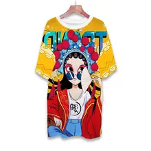 2022 Summer New Women Chic Cartoon Printing T-Shirts Tide Oversized Short Sleeve Tees Female Ins Mesh Quick-Drying Streetwear 
2022 Summer New Women Chic Cartoon Printing T-Shirts Tide Oversized Short Sleeve Tees Female Ins Mesh Quick-Drying Streetwear