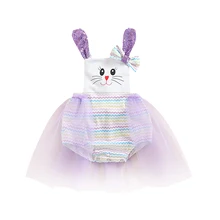 Lovely Baby Clothing Easter Sleeveless Bodysuit with Rabbit Pattern Mesh Stitching Bowknot Sequin Decoration Festive Clothing
Lovely Baby Clothing Easter Sleeveless Bodysuit with Rabbit Pattern Mesh Stitching Bowknot Sequin Decoration Festive Clothing