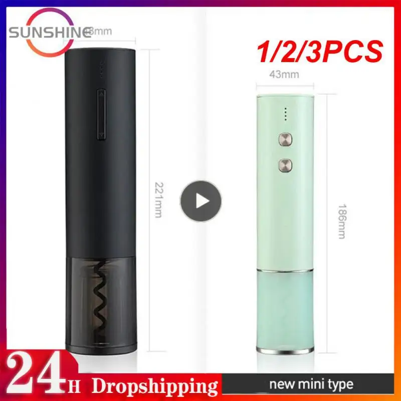 1/2/3PCS In 1 Electric Corkscrew Rechargeable Red Wine Opener Multifunctional Foil Cutter Cork Remover Bar Gadget Kitchen
1/2/3PCS In 1 Electric Corkscrew Rechargeable Red Wine Opener Multifunctional Foil Cutter Cork Remover Bar Gadget Kitchen