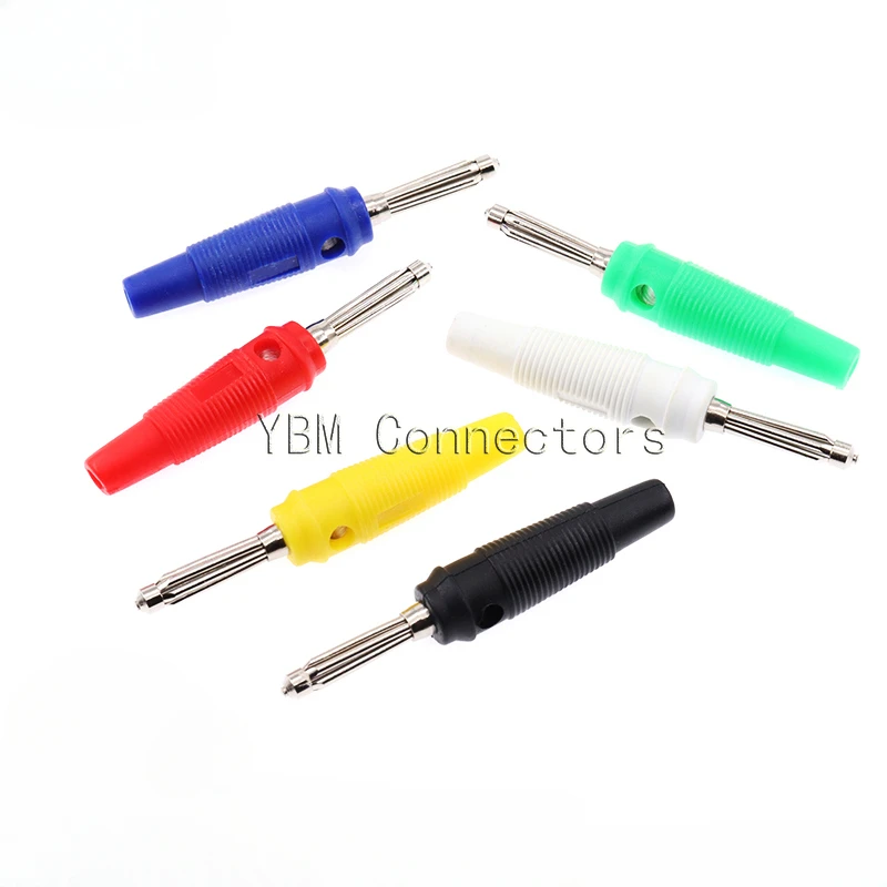 5PCS 4mm Banana Plugs Connector Solderless video Musical Speaker Stackable Cable Wire Pin Banana Plug Connectors Red Black blue
5PCS 4mm Banana Plugs Connector Solderless video Musical Speaker Stackable Cable Wire Pin Banana Plug Connectors Red Black blue