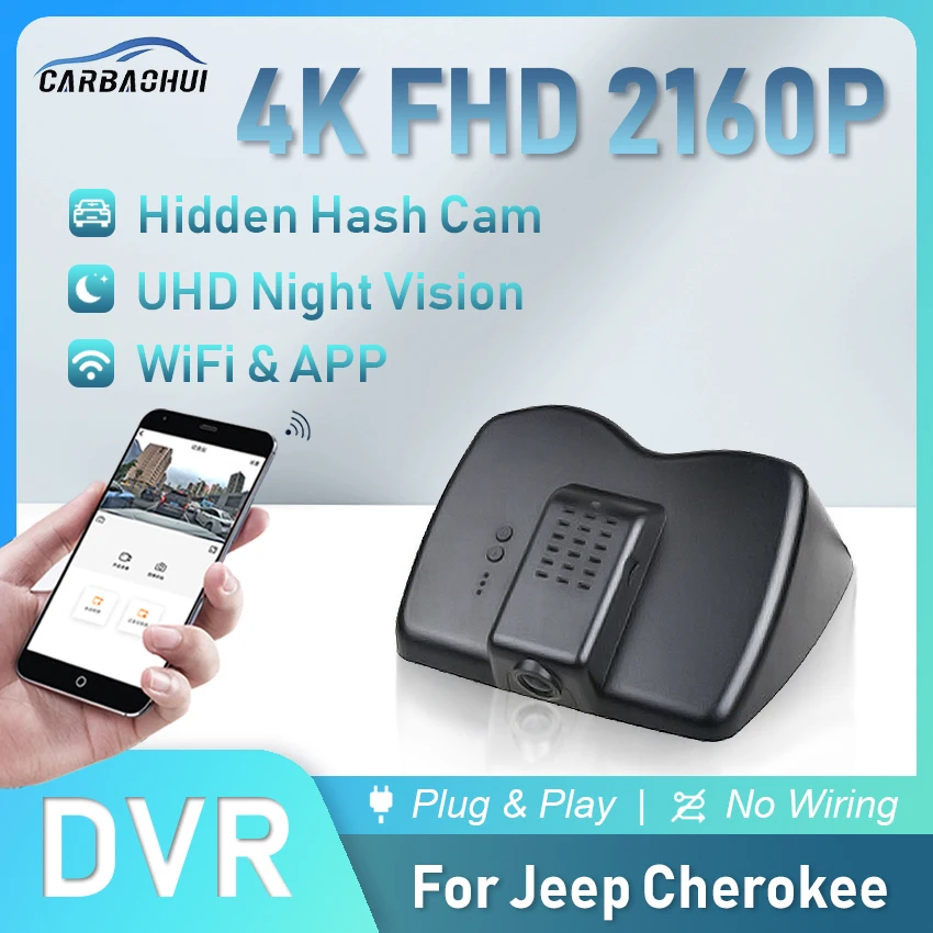 4K 2160P Car DVR Plug and Play Dash Cam UHD Camera Driving Video Recorder For Jeep Cherokee High Configuration Almighty version
4K 2160P Car DVR Plug and Play Dash Cam UHD Camera Driving Video Recorder For Jeep Cherokee High Configuration Almighty version