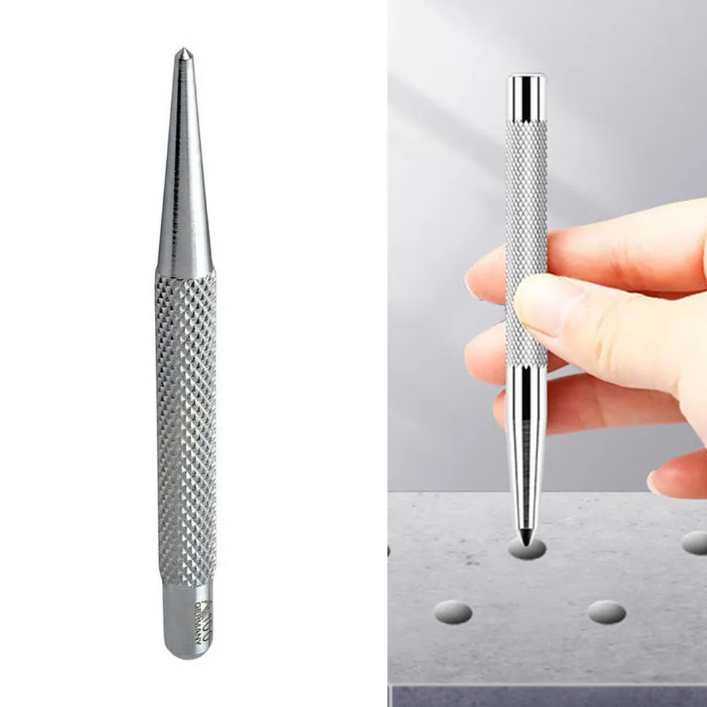 Marking Center Punch Tools Drill Bit Automatic Center Pin Punch Anti Slip Knurling Handle Steel Spring Loaded Loaded Metal Drill
Marking Center Punch Tools Drill Bit Automatic Center Pin Punch Anti Slip Knurling Handle Steel Spring Loaded Loaded Metal Drill