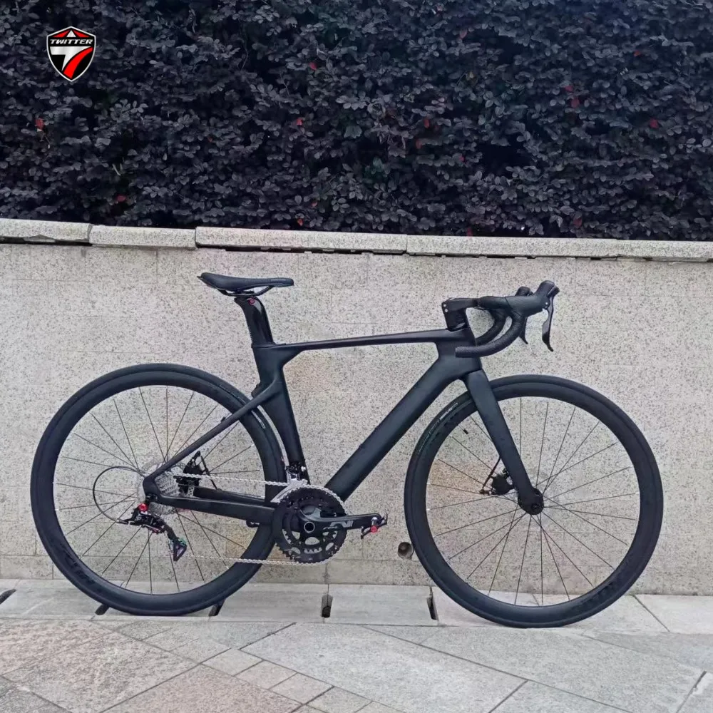 2024 TWITTER R10 2*12S Fully concealed inner cable routing oil disc brakes T800 carbon fiber road bike велосипед 56cm bicycle
2024 TWITTER R10 2*12S Fully concealed inner cable routing oil disc brakes T800 carbon fiber road bike велосипед 56cm bicycle