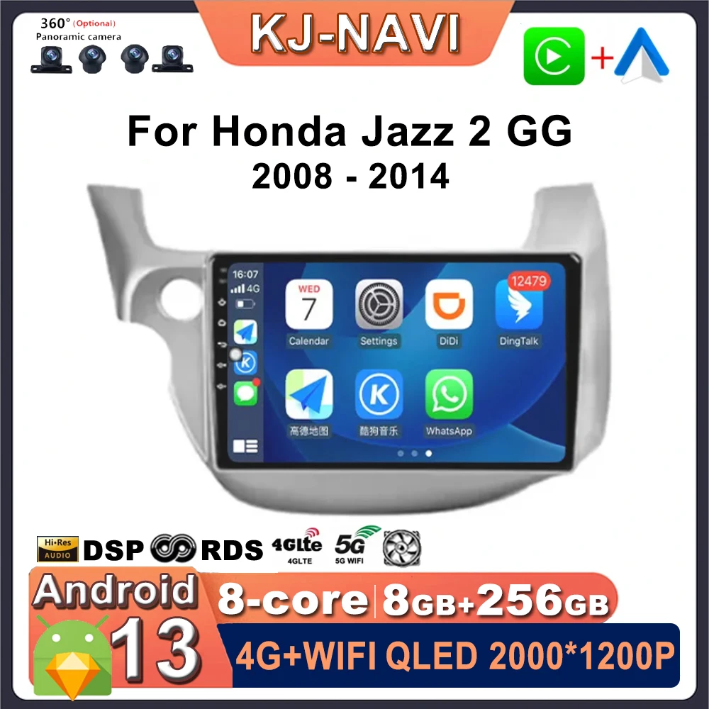 Android 13 Car Radio For Honda Jazz 2 GG 2008 - 2014 Fit 2 GE 2007 - 2014 Wireless Carplay Screen Multimedia Video Navigation 4G
Android 13 Car Radio For Honda Jazz 2 GG 2008 - 2014 Fit 2 GE 2007 - 2014 Wireless Carplay Screen Multimedia Video Navigation 4G