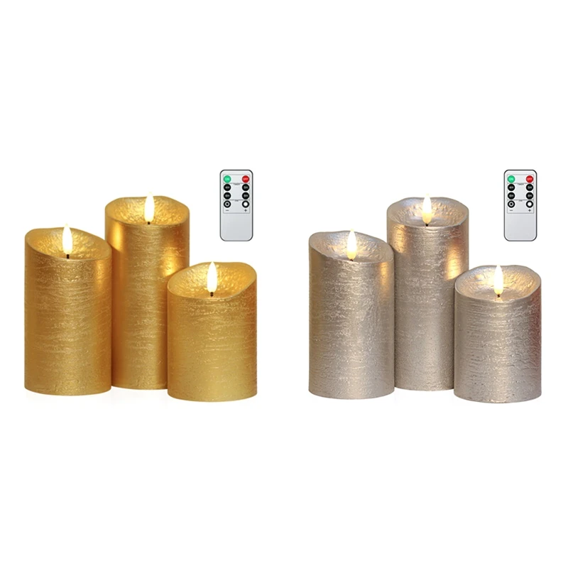 3Pcs Flickering Remote Candle Lights LED Control Flameless Candle Lights New Year Candles LED Lights Battery Powered
3Pcs Flickering Remote Candle Lights LED Control Flameless Candle Lights New Year Candles LED Lights Battery Powered