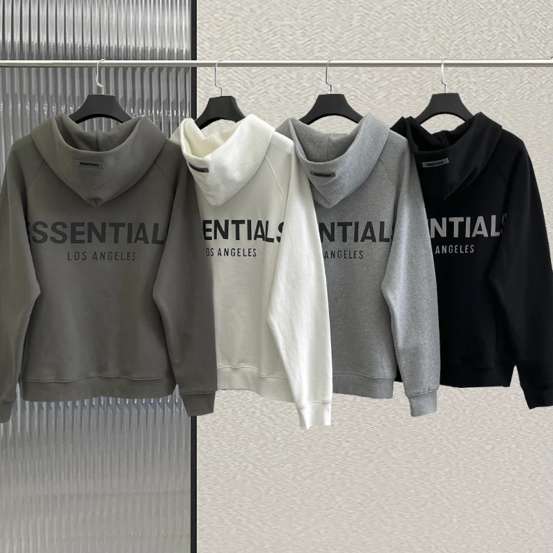 Oversized Men's New Essentials zipper Hoodie back Reflective letter Print cotton Sweatshirts Hip hop Street Unisex Loose Hoodies
Oversized Men's New Essentials zipper Hoodie back Reflective letter Print cotton Sweatshirts Hip hop Street Unisex Loose Hoodies