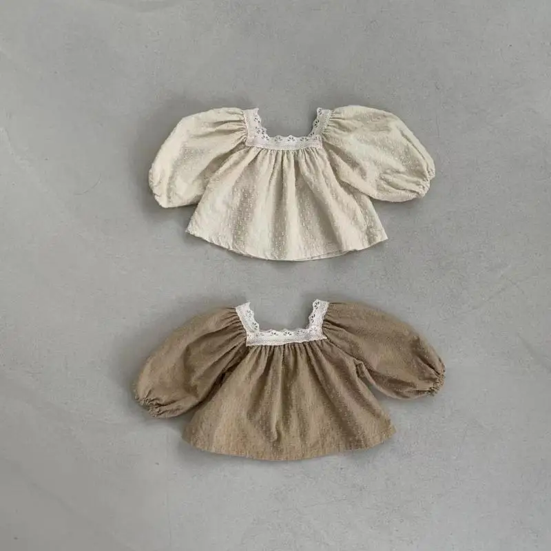 Kids Girl Lace Square Collar Blouse Toddler Infant Loose Cute Puff Sleeves Shirt Baby Newborn Princess Cotton Undershirt
Kids Girl Lace Square Collar Blouse Toddler Infant Loose Cute Puff Sleeves Shirt Baby Newborn Princess Cotton Undershirt