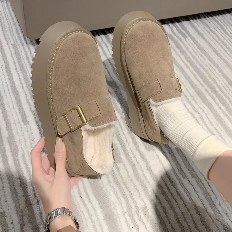 Winter Boots Lady Female Shoes Plush Flat Heel Round Toe Australia 2023 Med Fur Rubber Snow Lolita Lace-Up with fur Slip-On Rom
Winter Boots Lady Female Shoes Plush Flat Heel Round Toe Australia 2023 Med Fur Rubber Snow Lolita Lace-Up with fur Slip-On Rom