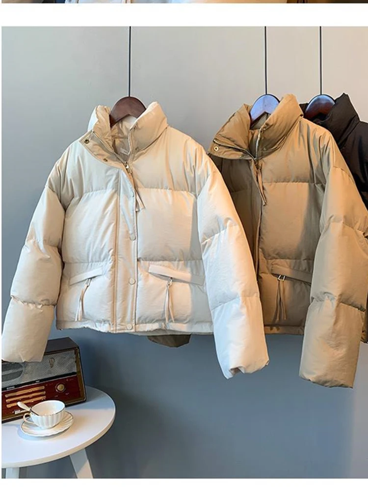 New Autumn Winter Loose Women Parkas Long Sleeve Zipper Solid Ladies Jacket Casual Female Clothes Outwear Coats
New Autumn Winter Loose Women Parkas Long Sleeve Zipper Solid Ladies Jacket Casual Female Clothes Outwear Coats