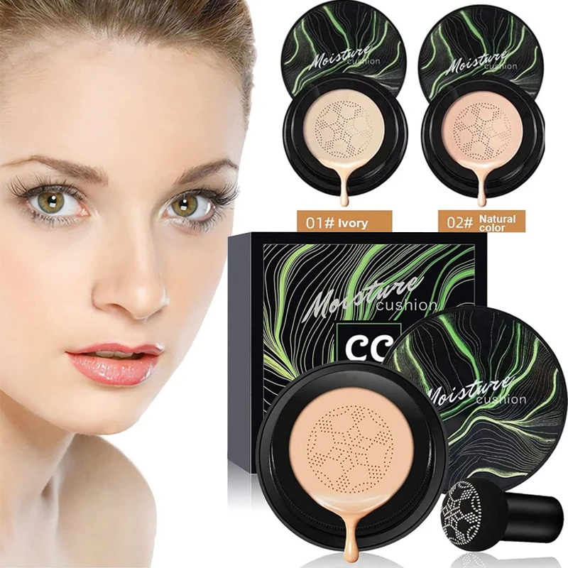 Hot Mushroom Head Air Cushion CC Cream Natural Moisturizing Foundation Concealer Brighten Oil-control Makeup Face BB Cream
Hot Mushroom Head Air Cushion CC Cream Natural Moisturizing Foundation Concealer Brighten Oil-control Makeup Face BB Cream
