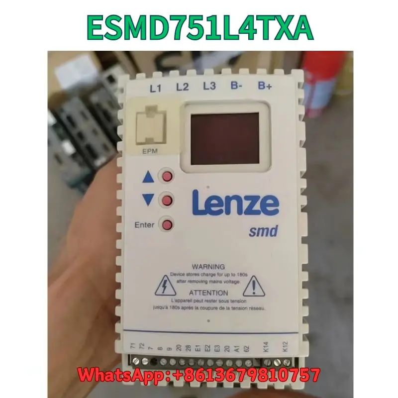 second-hand Frequency converter ESMD751L4TXA test OK Fast Shipping
second-hand Frequency converter ESMD751L4TXA test OK Fast Shipping