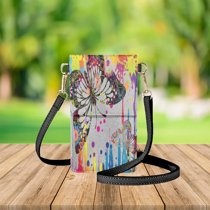 FORUDESIGNS Oil Paintings Butterflies Art Cell Phone Bag Ladies One Shoulder Fantasy Retro Makeup Bags Women's Flip Handbag
FORUDESIGNS Oil Paintings Butterflies Art Cell Phone Bag Ladies One Shoulder Fantasy Retro Makeup Bags Women's Flip Handbag