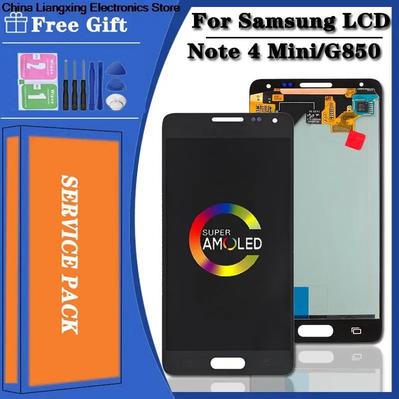 Samsung Galaxy Note 4 Mini Display LCD Digitalizador Da Tela De Toque, Original, 4.7 ", G850, G850F, G850M, G850K
Samsung Galaxy Note 4 Mini Display LCD Digitalizador Da Tela De Toque, Original, 4.7 ", G850, G850F, G850M, G850K