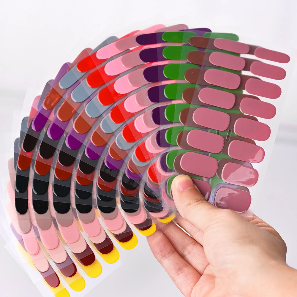solid color Nail Gel Polish Sticker Gel Nail Strips Patch Slider Self-Adhesive Full Cover Gel Wraps Gel Semi Cured Nail Stciker
solid color Nail Gel Polish Sticker Gel Nail Strips Patch Slider Self-Adhesive Full Cover Gel Wraps Gel Semi Cured Nail Stciker