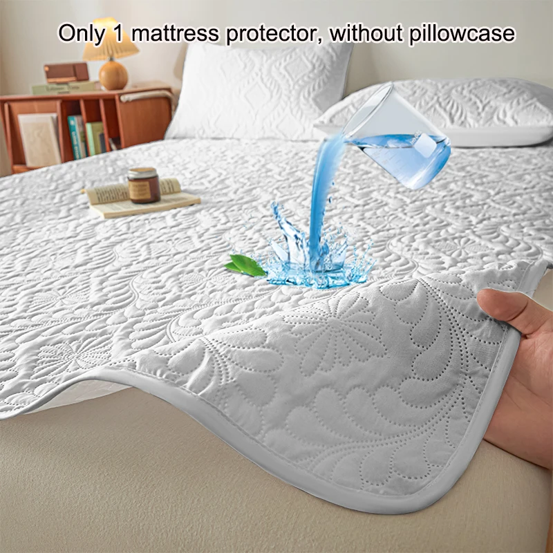 1 simple modern patterned Waterproof laminated mattress protective cover,Pure white bed cover for bedroom,bedding (No pillowcase) 14 Mallzona S7e57bdf23cf3439c96254508195eeef5Q 1 simple modern patterned Waterproof laminated mattress protective cover,Pure white bed cover for bedroom,bedding (No pillowcase) Mallzona