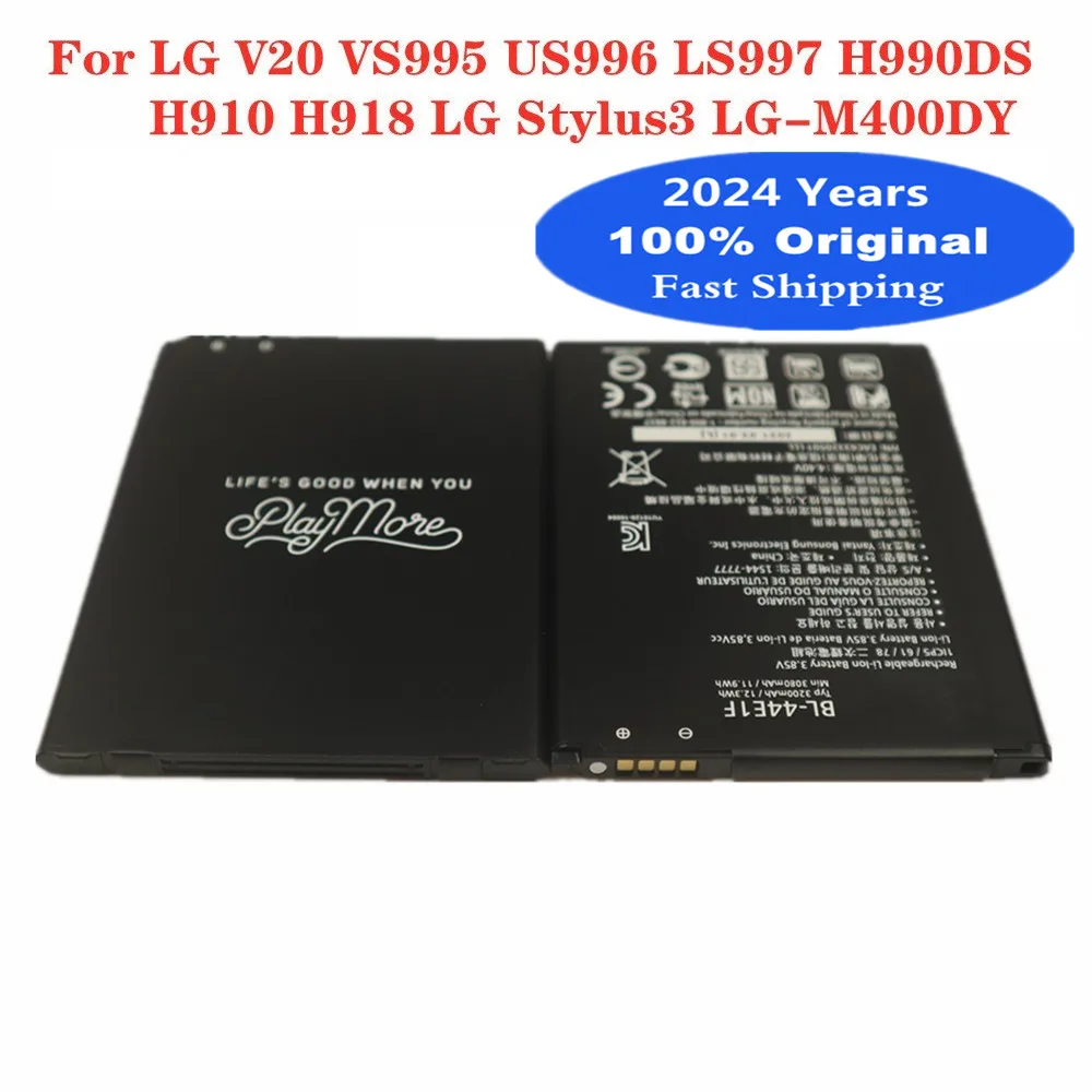 

2024 High Quality BL-44E1F Battery BL44E1F For LG V20 Perfine V20 H910 Stylo 3 LS777 Stylus 3 LG-M400Y BL 44E1F Phone Bateria