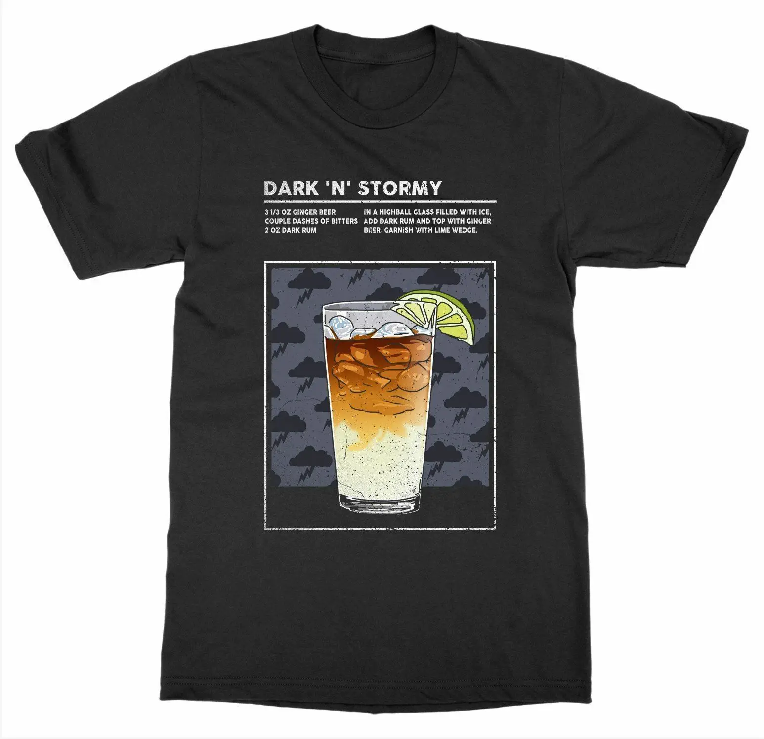 Alcohol Mixed Drink Dark 'n' Stormy Cocktail Bartender T Shirt. 100% Cotton Short Sleeve O-Neck Casual T-shirts New Size S-3XL
Alcohol Mixed Drink Dark 'n' Stormy Cocktail Bartender T Shirt. 100% Cotton Short Sleeve O-Neck Casual T-shirts New Size S-3XL