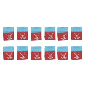 프리미엄 당구 팁 초크 당구 스누커 초크, 박스당 12 개 상품 이미지