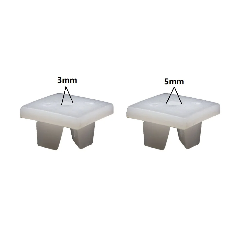 20Pcs Square head 3mm 5mm hole Car Bumper License Plate Nut Bracket Screw Grommet Clip Fasteners
20Pcs Square head 3mm 5mm hole Car Bumper License Plate Nut Bracket Screw Grommet Clip Fasteners