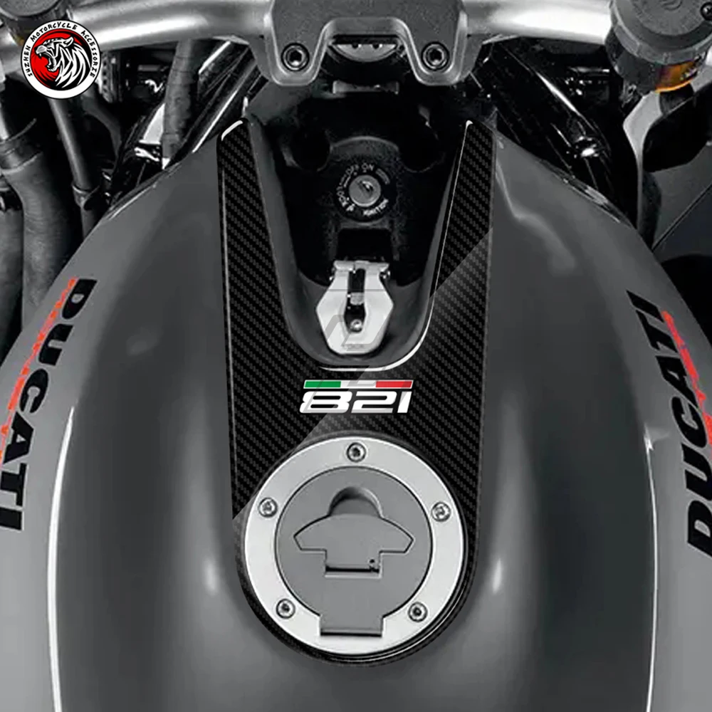 3D Carbon-look Motorcycle Tank Pad Protector Fit for Ducati Monster 821 2015-2017 
3D Carbon-look Motorcycle Tank Pad Protector Fit for Ducati Monster 821 2015-2017