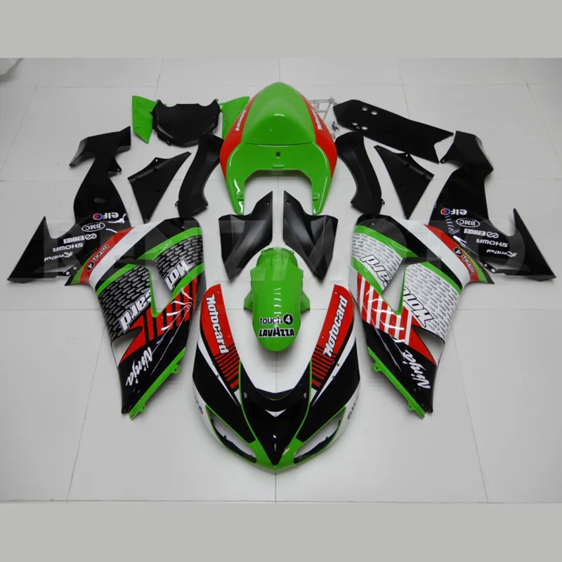 Abs Plastic Full Fairing Kit For zx10r 2006 2007 Injection Motorcycle Bodywork Black white red green
Abs Plastic Full Fairing Kit For zx10r 2006 2007 Injection Motorcycle Bodywork Black white red green