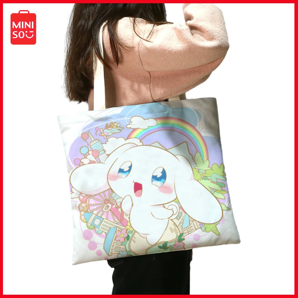 Miniso Sanrio Cinnamoroll мультфильм аниме корейское издание женская модная универсальная сумка через плечо шоппинг
Miniso Sanrio Cinnamoroll мультфильм аниме корейское издание женская модная универсальная сумка через плечо шоппинг