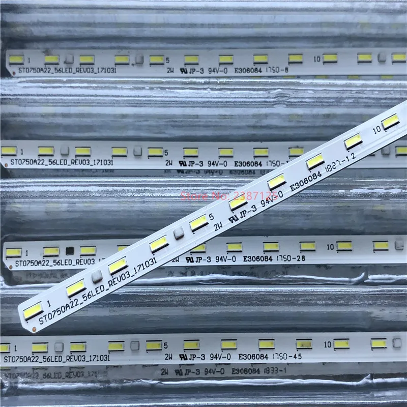 3pcs/kit LED strip 56 Lamps for Sony 75"TV XBR-75X850G ST0750A36_56LED_REV00_180731 ST0750A22_56LED_REV03_171031 734.03509.0001
3pcs/kit LED strip 56 Lamps for Sony 75"TV XBR-75X850G ST0750A36_56LED_REV00_180731 ST0750A22_56LED_REV03_171031 734.03509.0001